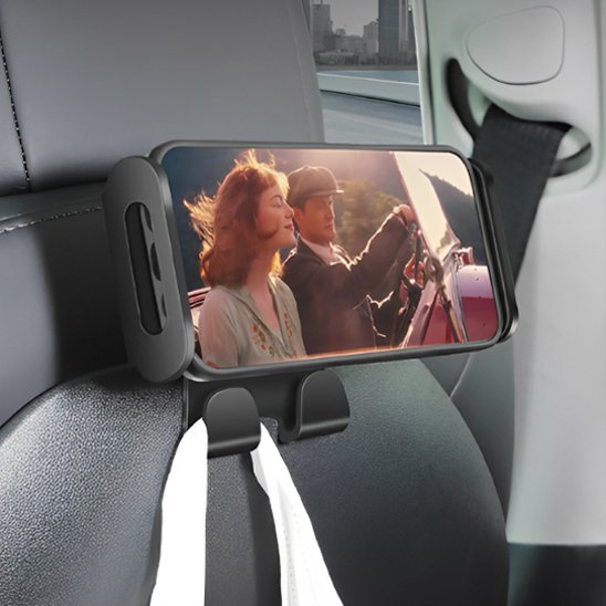 support tablette arriere incline