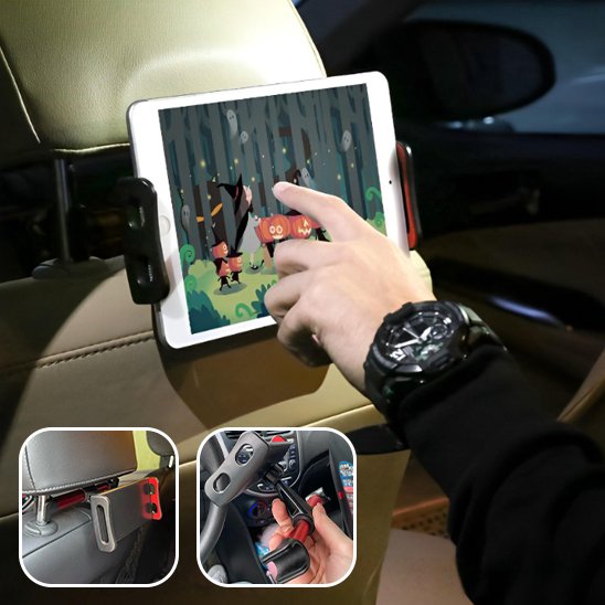 support tablette avec images de reglage
