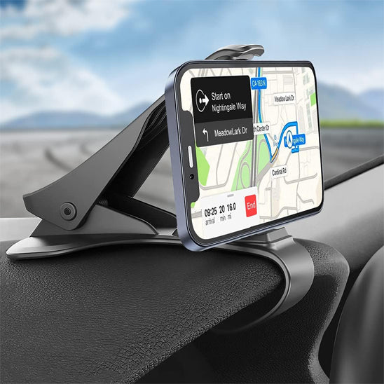 support telephone navigation clip ouvert
