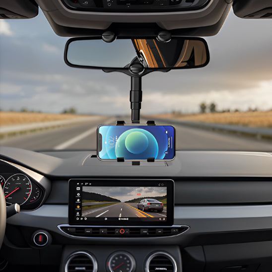 support telephone voiture bras long