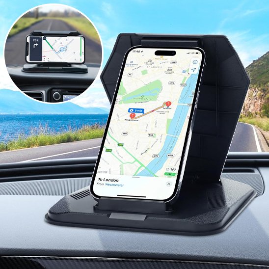 support telephone voiture ouverture horizontale
