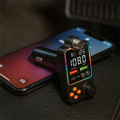 transmetteur FM Bluetooth kit mains libres