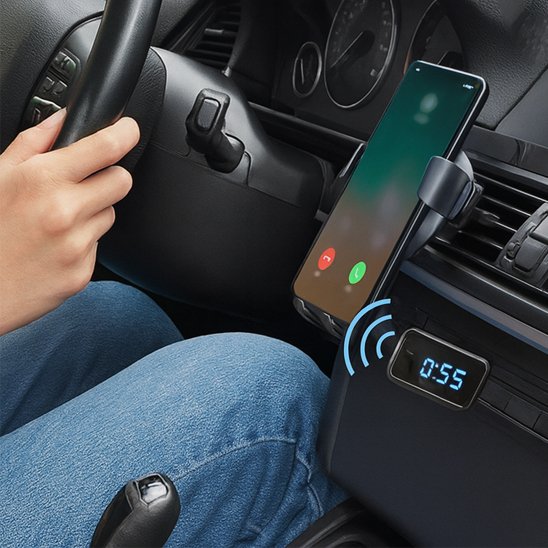 transmetteur FM bluetooth affichage appel entrant
