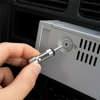Adaptateur pour antenne autoradio connectique universelle