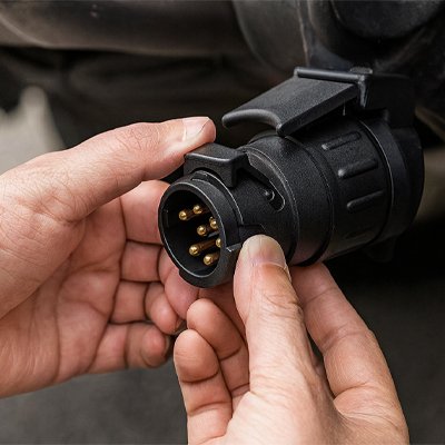 Adaptateur prise remorque 13 a 7 broches