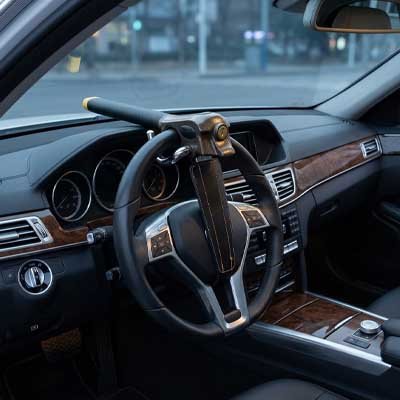 Antivol voiture barriere physique meme visible la nuit