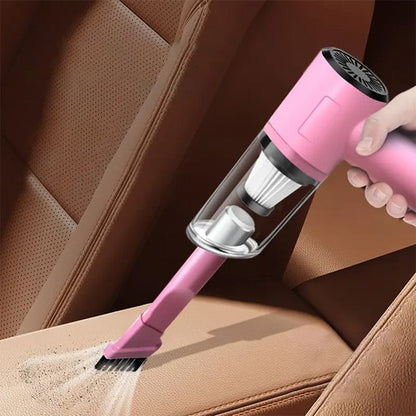 Aspirateur voiture sans fil rose