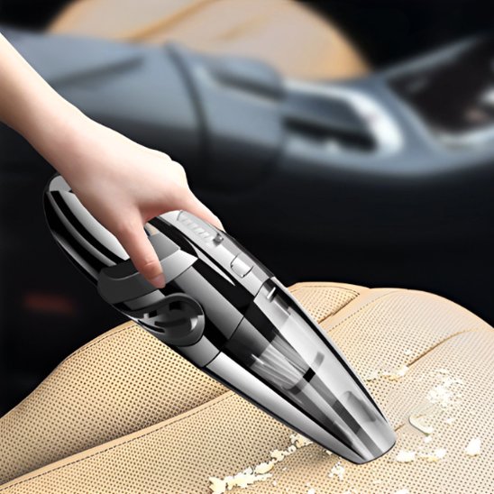 Aspirateur voiture aspire les miettes