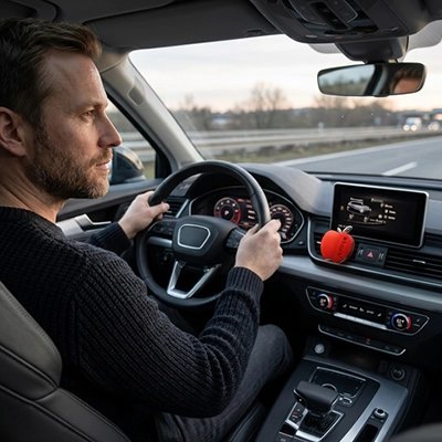 Diffuseur de parfum voiture pomme rouge
