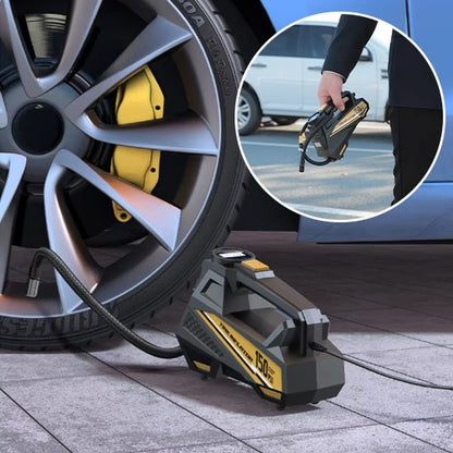 Gonfleur pneu voiture affichage en temps reel