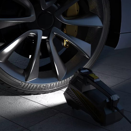 Gonfleur pneu voiture compact