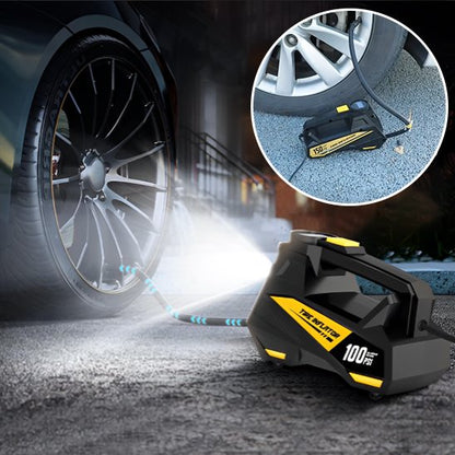 Gonfleur pneu voiture eclairage puissant