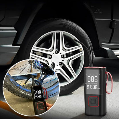 Gonfleur pneu voiture utlisation velo