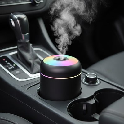Humidificateur d'air ambiance zen grace aux LED multicolores
