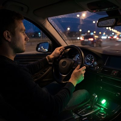 Led voiture lumiere douce