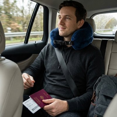 Oreiller de voyage sangle reglable