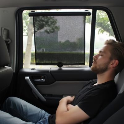 Pare soleil pour voiture systeme ajustable