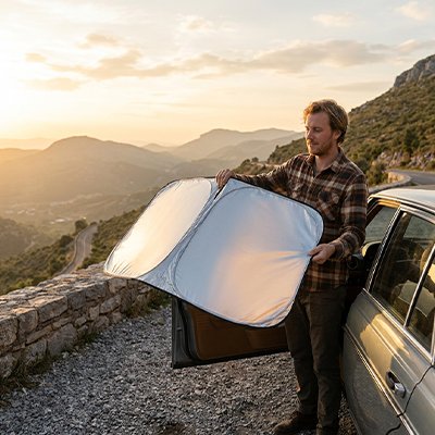 Pare soleil voiture pliage compact