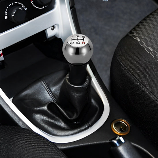 pommeau de vitesse interieur voiture cuir aluminium