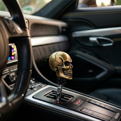 Pommeau de vitesse crane style sculptural