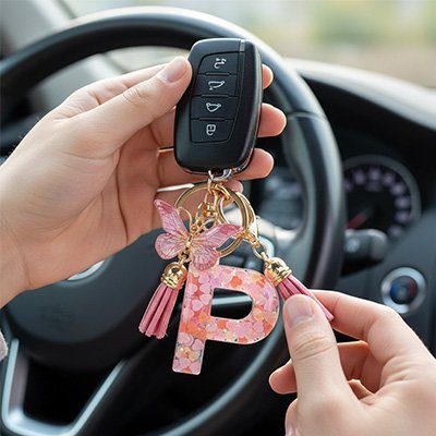 Porte clé anneaux renforces