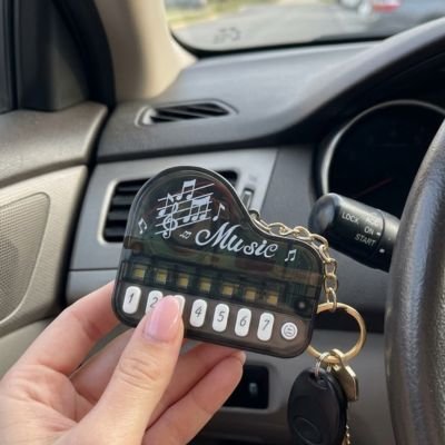 Porte cles piano minimaliste