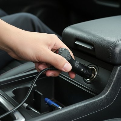 Prise allume cigare adaptateur coude a 90 degres