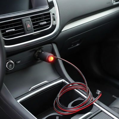 Prise allume cigare branchement simple jack