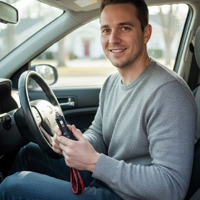 Prise allume cigare element discret