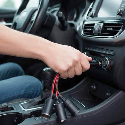 Prise allume cigare longueur genereuse du cable 