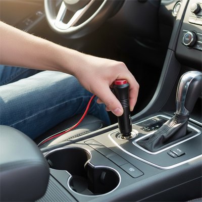 Prise allume cigare utilisation creative