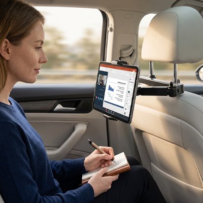 Support tablette voiture fixation solide