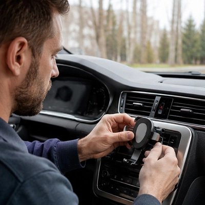 Support telephone voiture installation simple