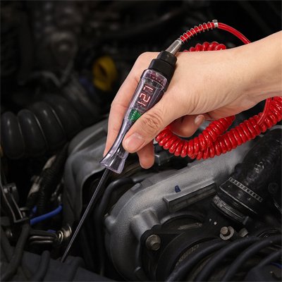 testeur de circuit automobile affichage multicolore