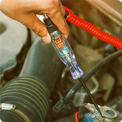 testeur de circuit automobile chaque couleur indique le probleme