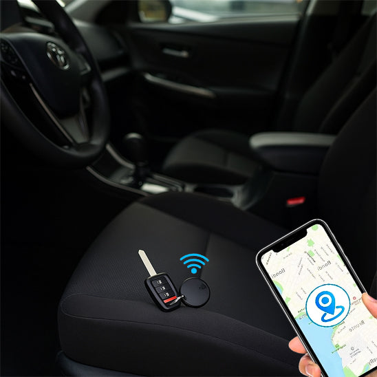 traceur gps voiture porte cle voiture sur siege avant