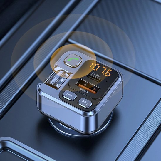 transmetteur FM Bluetooth affichage appel