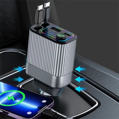 Transmetteur FM Bluetooth recharge plusieurs appareils