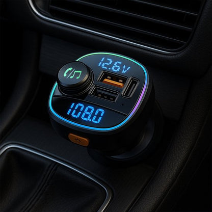 transmetteur FM Bluetooth systeme audio connecte