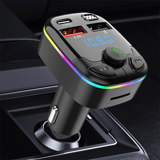 Transmetteur FM Bluetooth commandes intuitives