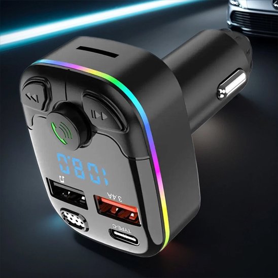 Transmetteur FM Bluetooth port USB C